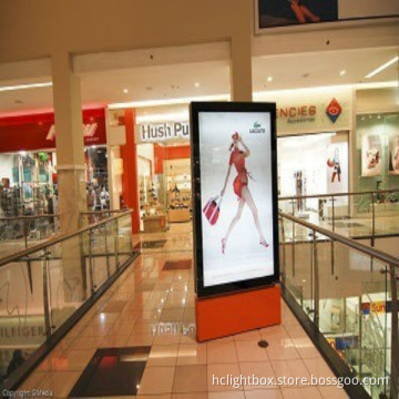 Outdoor Stand Support Aluminium Advertising Scrolling Light Box Scroller